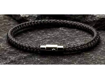 Enkelt svart armband, nytt