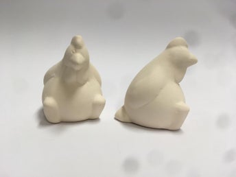 10st Måla själv hönor i gips , påskpyssel, påsk