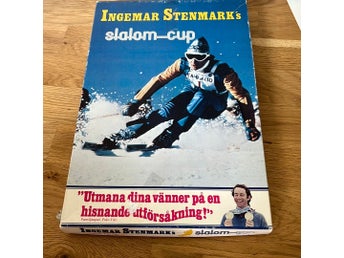 Komplett Ingemar Stenmarks Slalom Cup Familjespel vintage retro