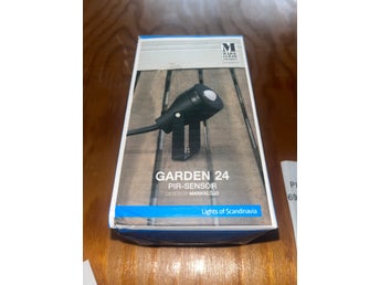 Markslöjd Garden 24 Rörelsevakt, PIR-SENSOR. IP-44, NYTT!