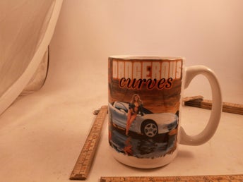 kaffe mugg chevrolet corvette dangerus curves 222009