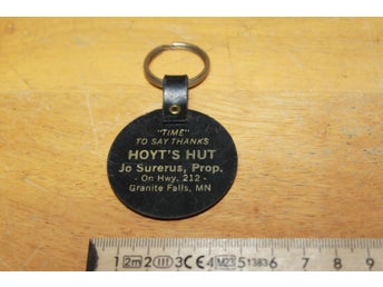 Nyckelring amerikansk reklam Hoyts Hut (plast)