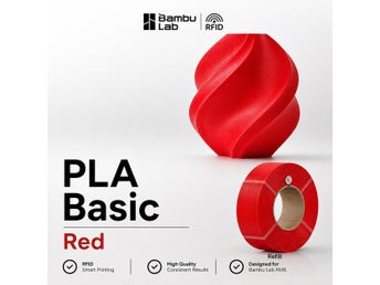 Bambu Lab PLA Basic Red Refill 1kg 1.75mm – Original – RFID