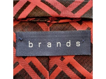 brands rödsvart slips ny oanvänd