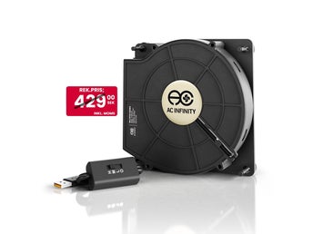 MULTIFAN S2 120 mm USB-fläkt med hastighetskontroll för PS5, Xbox etc / 17 dBA