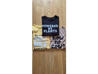 Oatly T-shirts (3 st) – Vegan, 3st Medium - både för herr/dam