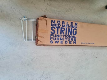 Stringhylla i originalkartong från 60-talet