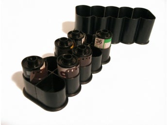Snygg 35mm Filmhållare / Film Case – Förvaring för 10st 135-film Rullar