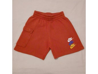 Nike orange shorts, storlek S