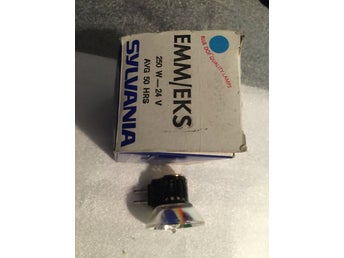 Projektorlampa Vintage NOS Sylvania EMM/EKS A1/258 24V 250W GX7.9