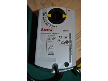 T.A.C spjällmotor MS10-24 24 volt 10nm stark , Nytt !!!!