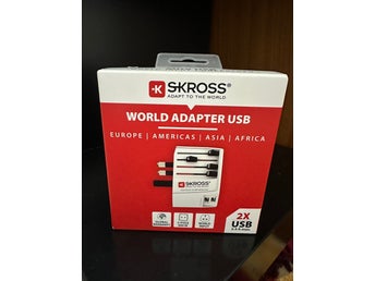 SKROSS Världsadapter USB