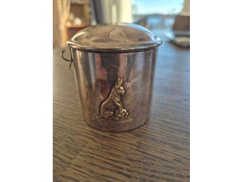 Antik WMF sparbössa nysilver 1904 m lås