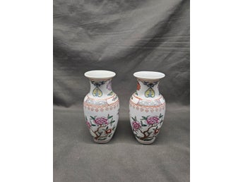 Orientalisk, Porslin,Vas, Retro