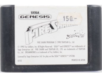 Fire Shark - NTSC / USA (Region-Free)