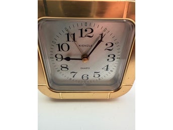 Kienzle Quartz Vintage Bordsklocka Made in Germany – Fungerande Alarm