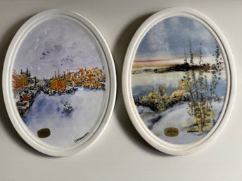2 st Carl Anton tavlor från Pörlfors