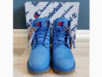 blue champion timberland boots
