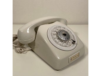 Retro Vintage Teli Fingerskiva telefon rotary telephone A002 9860/09
