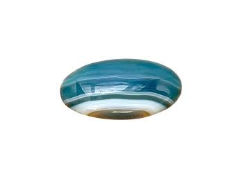 15.45 Karat Oval Cabochon Naturlig Agat