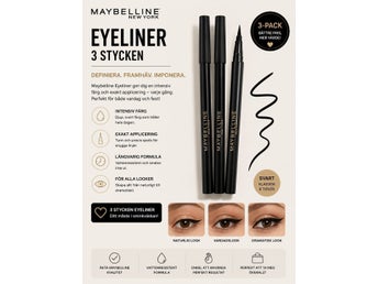 Maybelline Eyeliner - 3 st