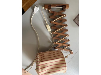 Vägglampa Saxlampa Teak Retro Vintage 50/60-tal