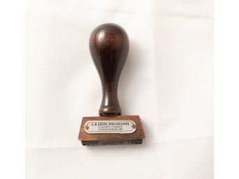 Stämpel - Siri Samuelsson - vintage - AB Edvin Johanssons Stämpelfabrik Sthlm
