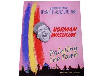 Painting the Town souvenir programme-Norman Wisdom/Ruby Murray circa 1950s UK