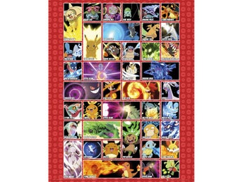 POKEMON MOVES MINI POSTER Affisch Plansch Tavla Nintendo DS 3DS Switch