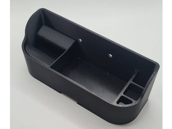 Hylla med förvaring (180mm) utan sugpropp.