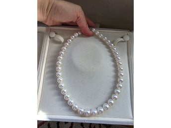 South sea white peral halsband 9-12mm