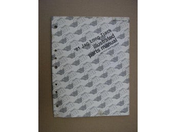 Reservdelskatalog Snöskoter ARCTIC CAT Jag Long Track 1981