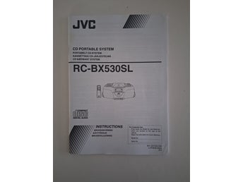 JVC RC-BX530SL Manual