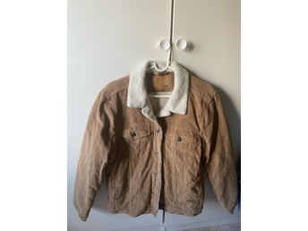 Lager 157 fodrad brun jacka, storlek L