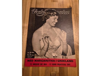 Vintage VeckoRevyn Nr 36 1954