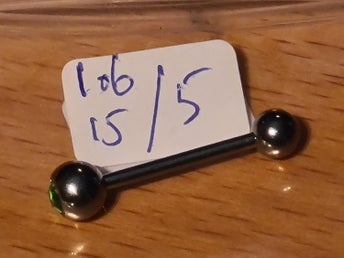 TUNG PIERCING NR 141 MED STEN