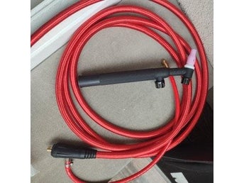 120A TIG svetsbrännare,3m slang,8mm gasanslutning,Argon luftkyld flexibel ventil