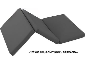 NY Hopfällbar madrass till spjälsäng • 60 x 160 cm • Vikbar • Bärväska • SV
