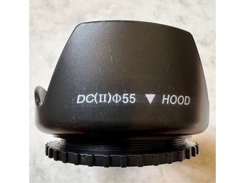 Motljusskydd för normal/vidvinkel, 55 mm fattning, nytt
