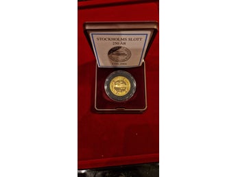 2000 kr Minnesmynt - Stockholms slott 2004 - originaletui