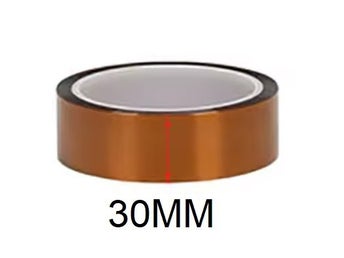 Koptan tejp för elektronik komponenter 3cm 30m (Polyimide)