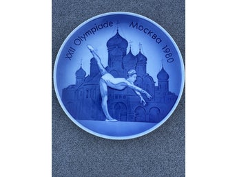 Royal Copenhagen XXII Olympiade Moskva 1980 Tallrik