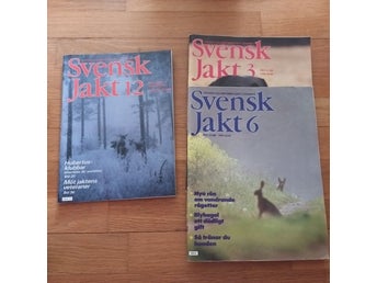 3 st Svensk Jakt Tidningar - 1989, 1990, 1991