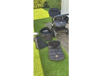 Komplett startset för bebis Bugaboo donkey 5 och maxi cosi stolar med Isofix.