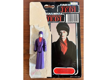 Star Wars Imperial Dignitary 1985, cardback last 17