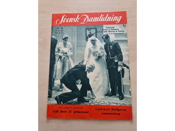 Vintage Svensk Damtidning Nr 29, 1957