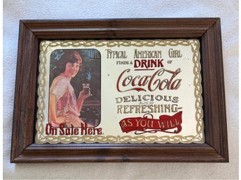 Coca-Cola retro reklamspegel