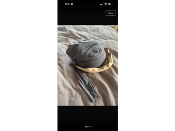 Grå turban
