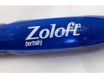 Zoloft reklampenna - penna - medicin - medicinsk - doktor Sertralin Pfizer
