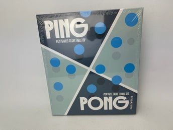 NY Printworks Ping Pong Portabelt Pingis Set med Nät